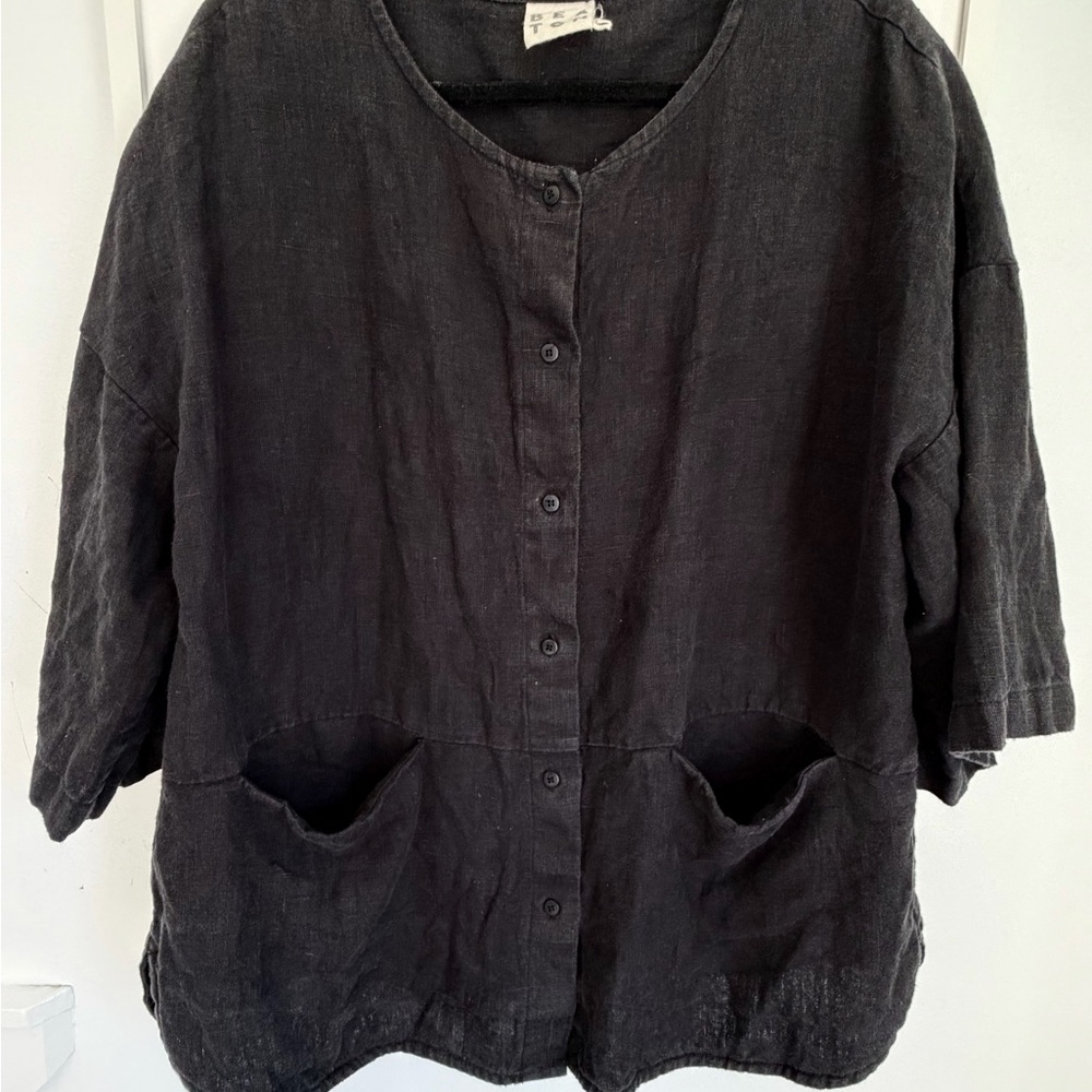 Beaton Linen Utility Shirt